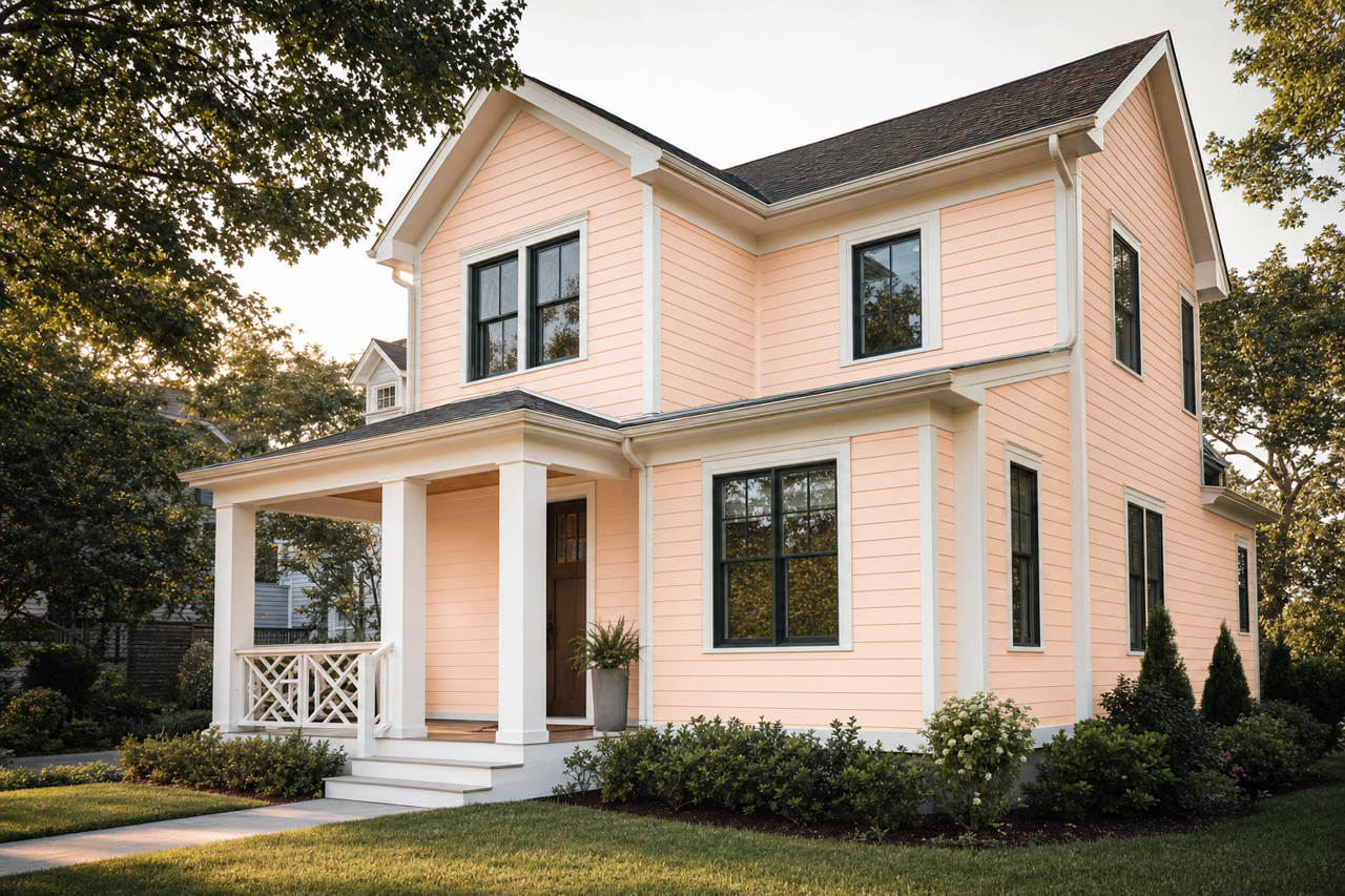 Soft by Benjamin Moore on exterior