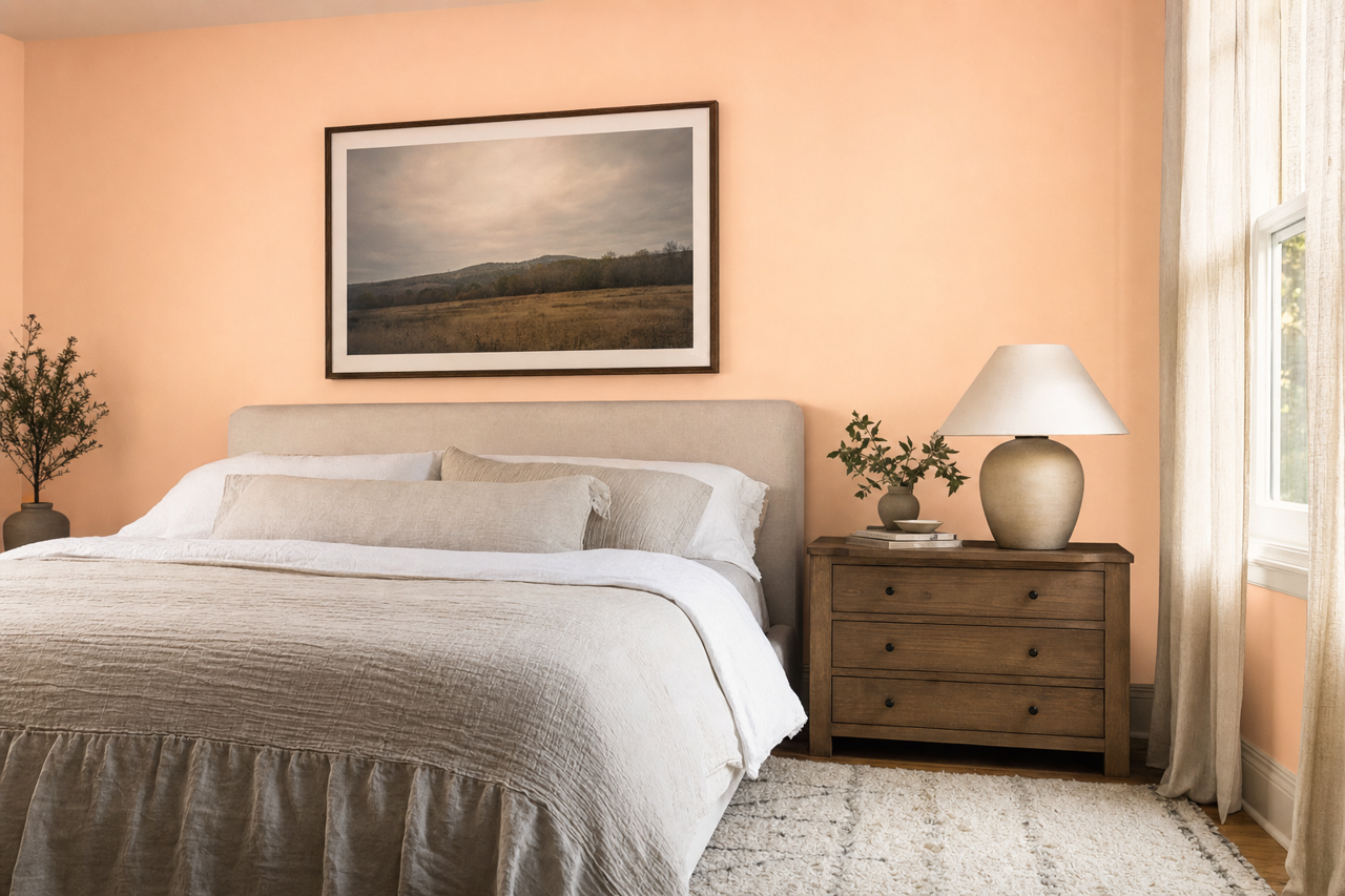 Soft by Benjamin Moore on interiors