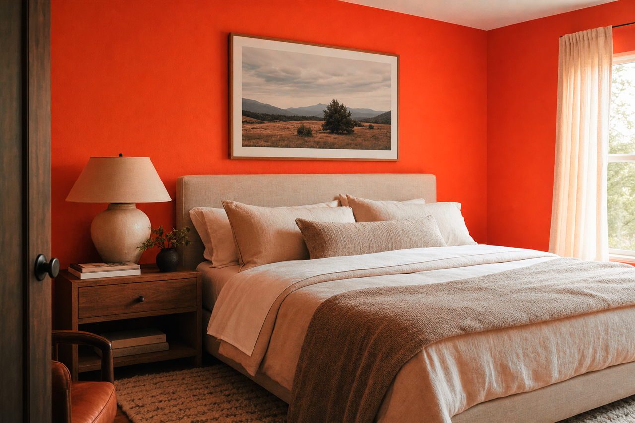 Outrageous by Benjamin Moore on interiors