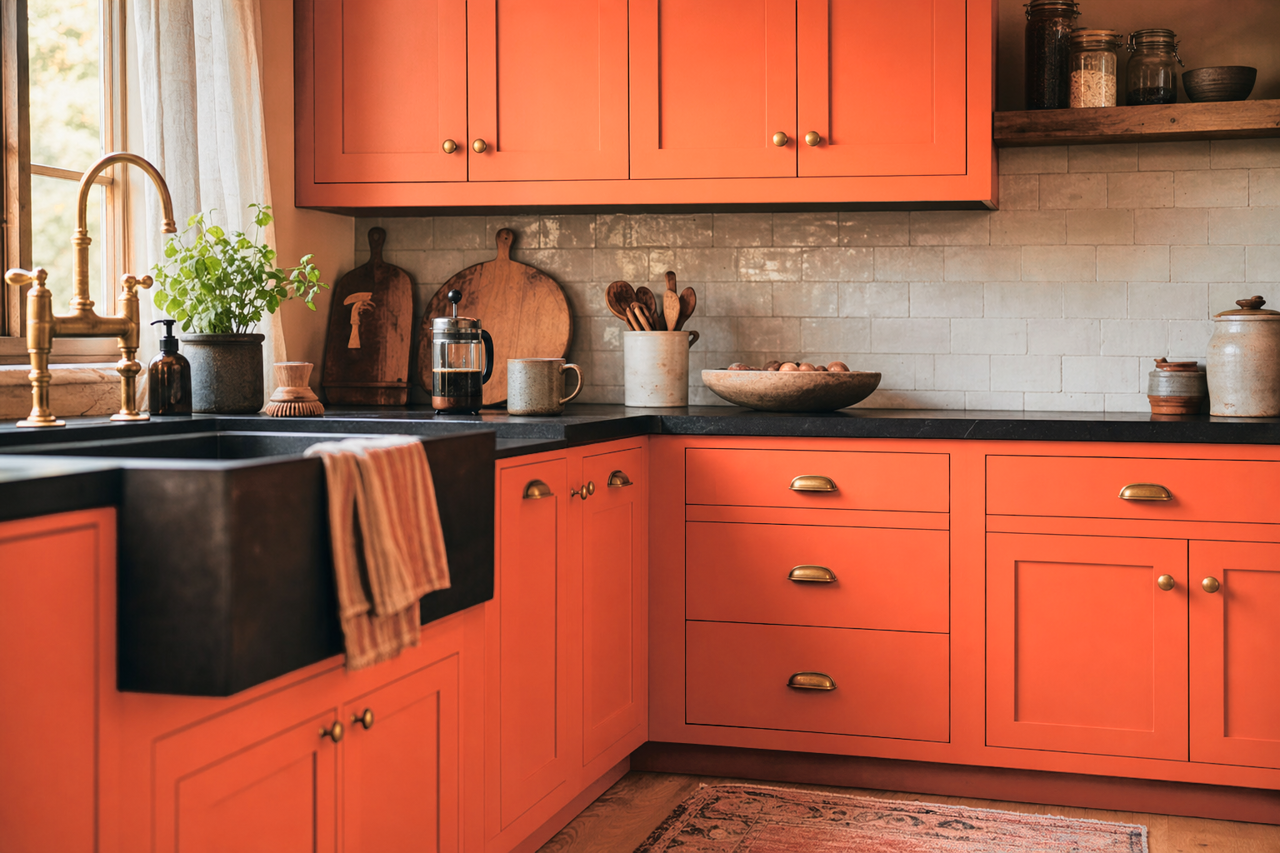 Jeweled by Benjamin Moore on cabinets