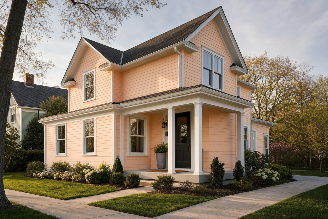 Bridal by Benjamin Moore on exterior