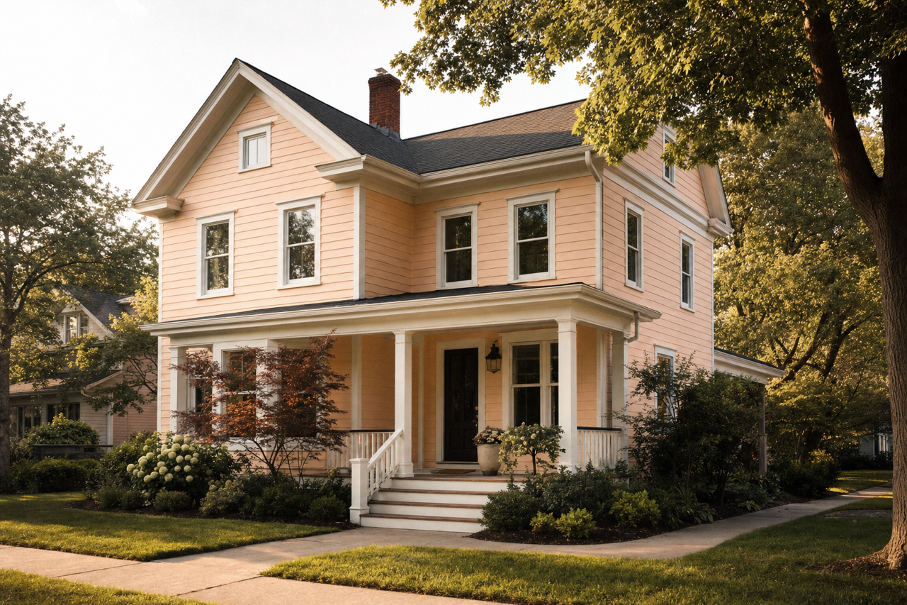 Whispering by Benjamin Moore on exterior