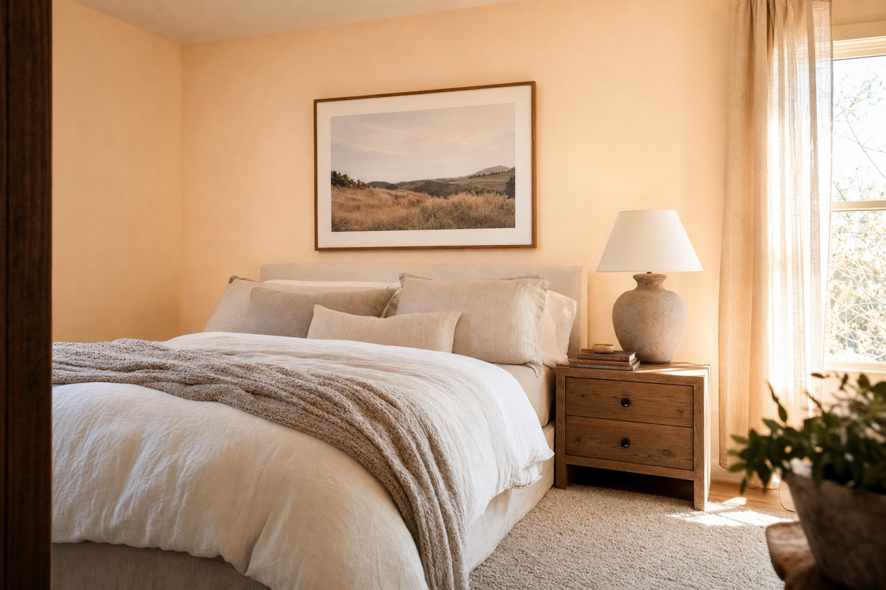 Ecru by Benjamin Moore on interiors
