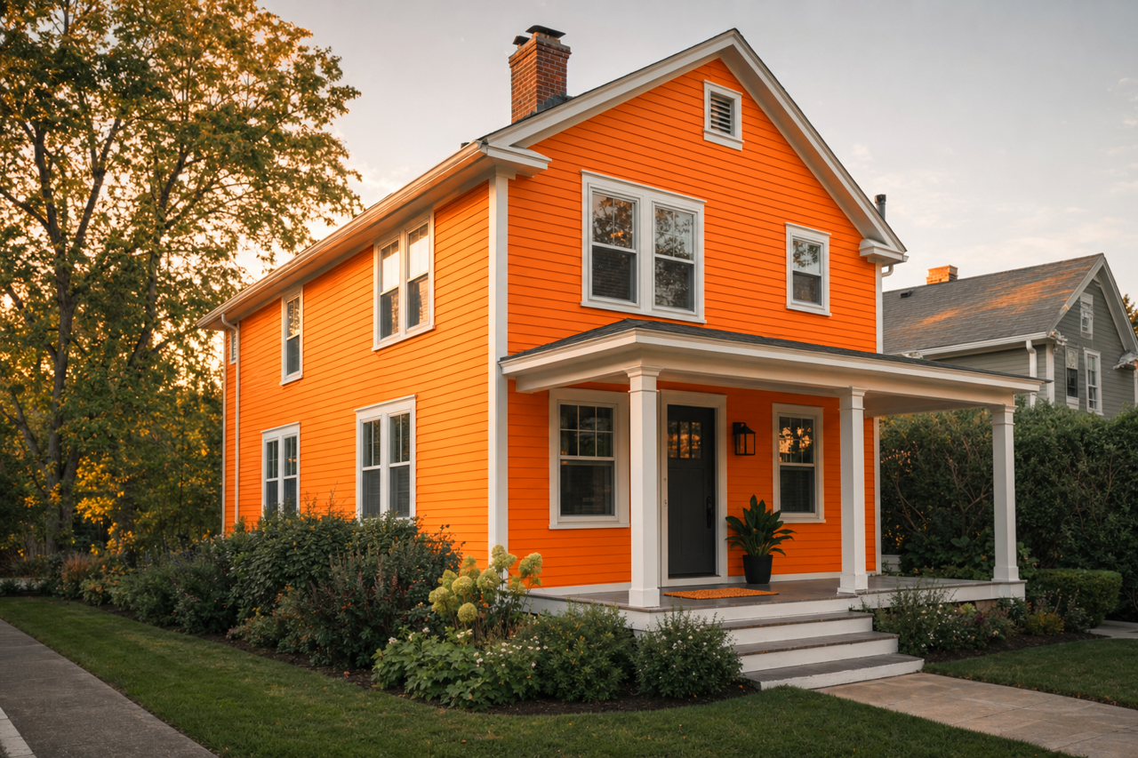 Electric by Benjamin Moore on exterior