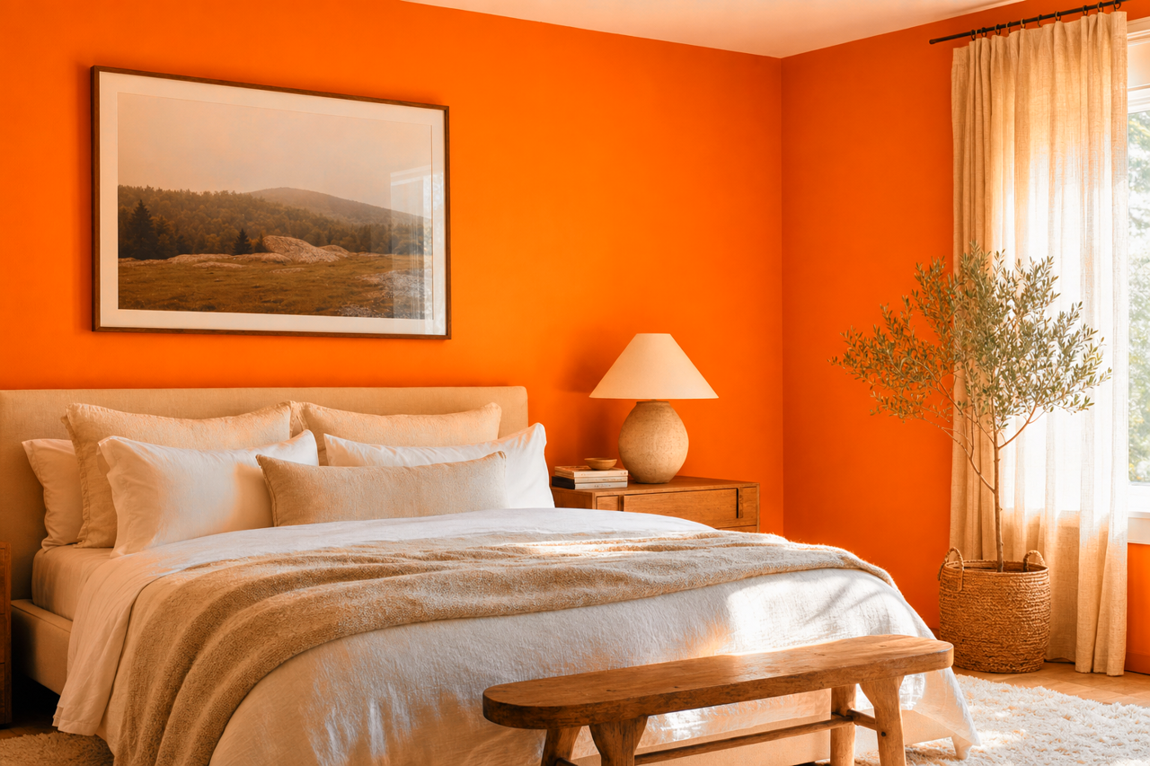Electric by Benjamin Moore on interiors