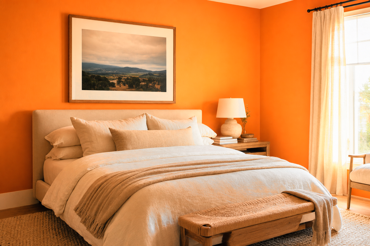Calypso by Benjamin Moore on interiors