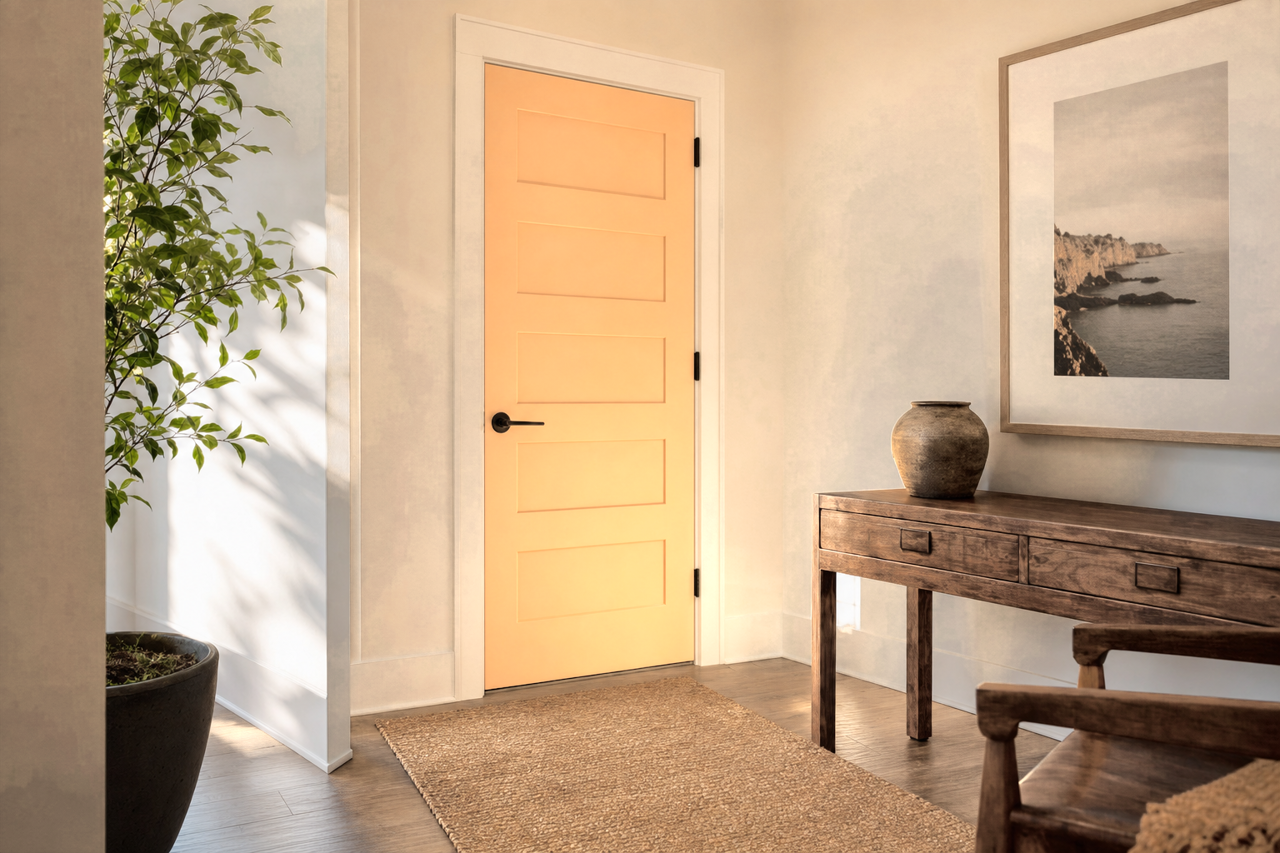 Funky by Benjamin Moore on interior-doors