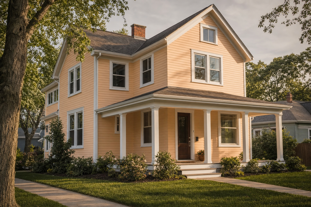 Gerbera by Benjamin Moore on exterior