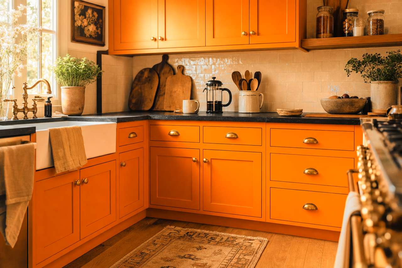 Startling by Benjamin Moore on cabinets