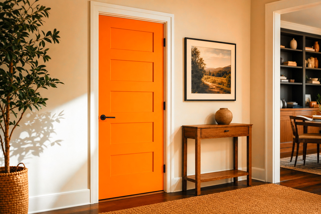 Startling by Benjamin Moore on interior-doors