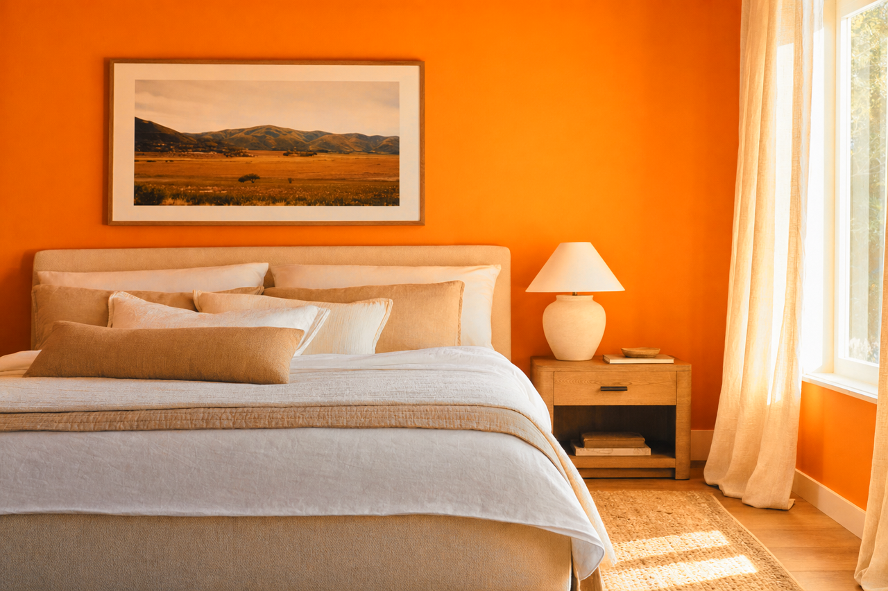 Citrus by Benjamin Moore on interiors