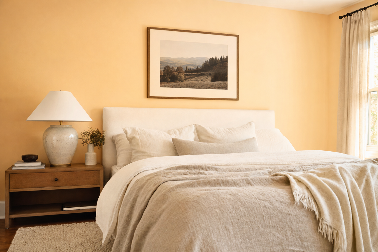 Creamy by Benjamin Moore on interiors