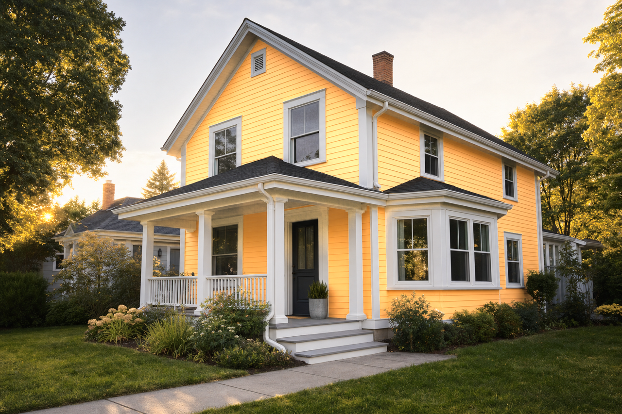 Sweet by Benjamin Moore on exterior