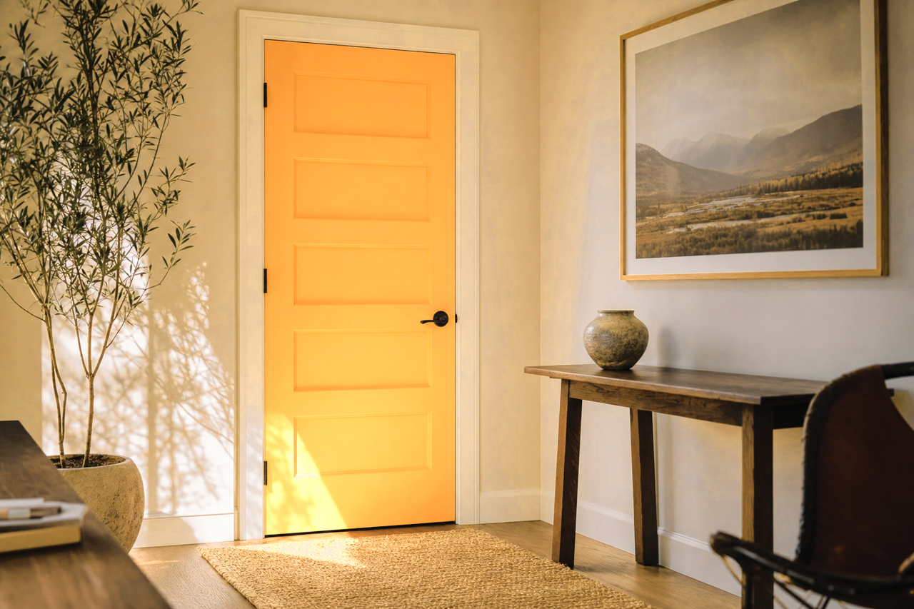 Sweet by Benjamin Moore on interior-doors