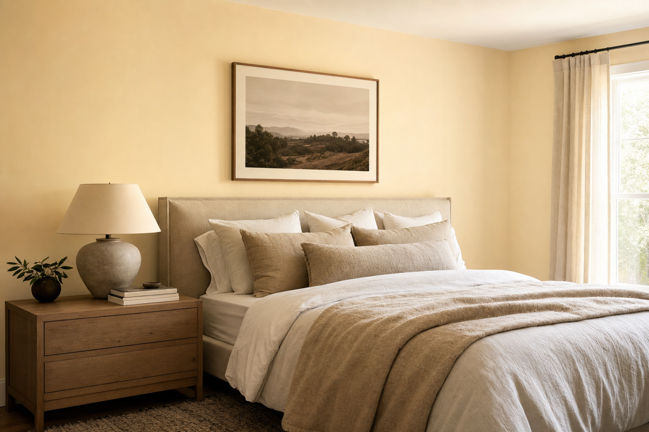 White by Benjamin Moore on interiors