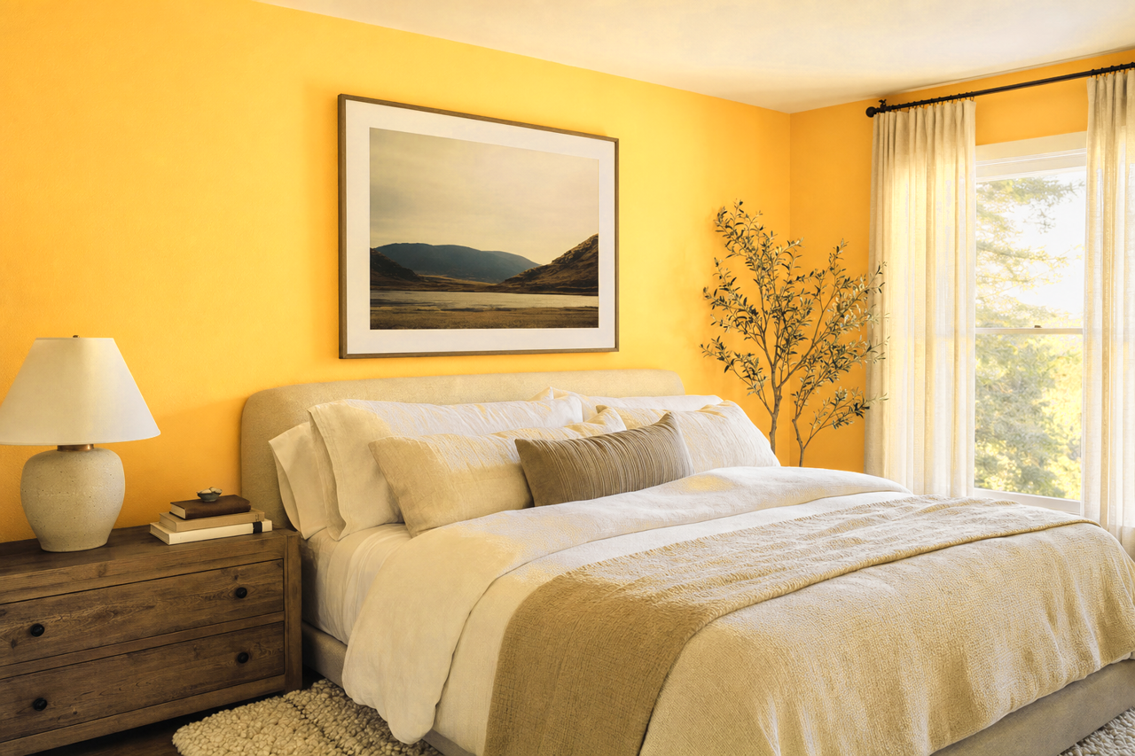 Nacho by Benjamin Moore on interiors