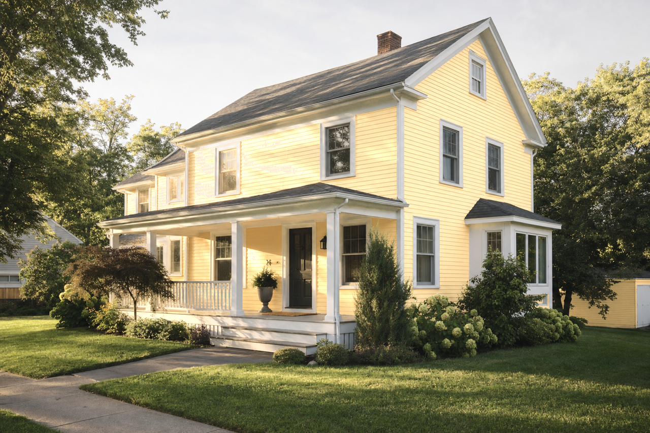 Morning by Benjamin Moore on exterior