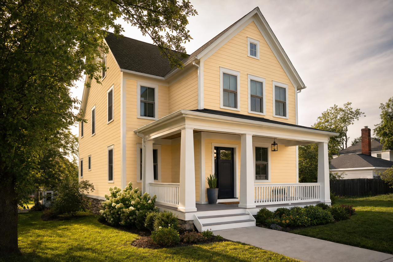 Lighthouse by Benjamin Moore on exterior