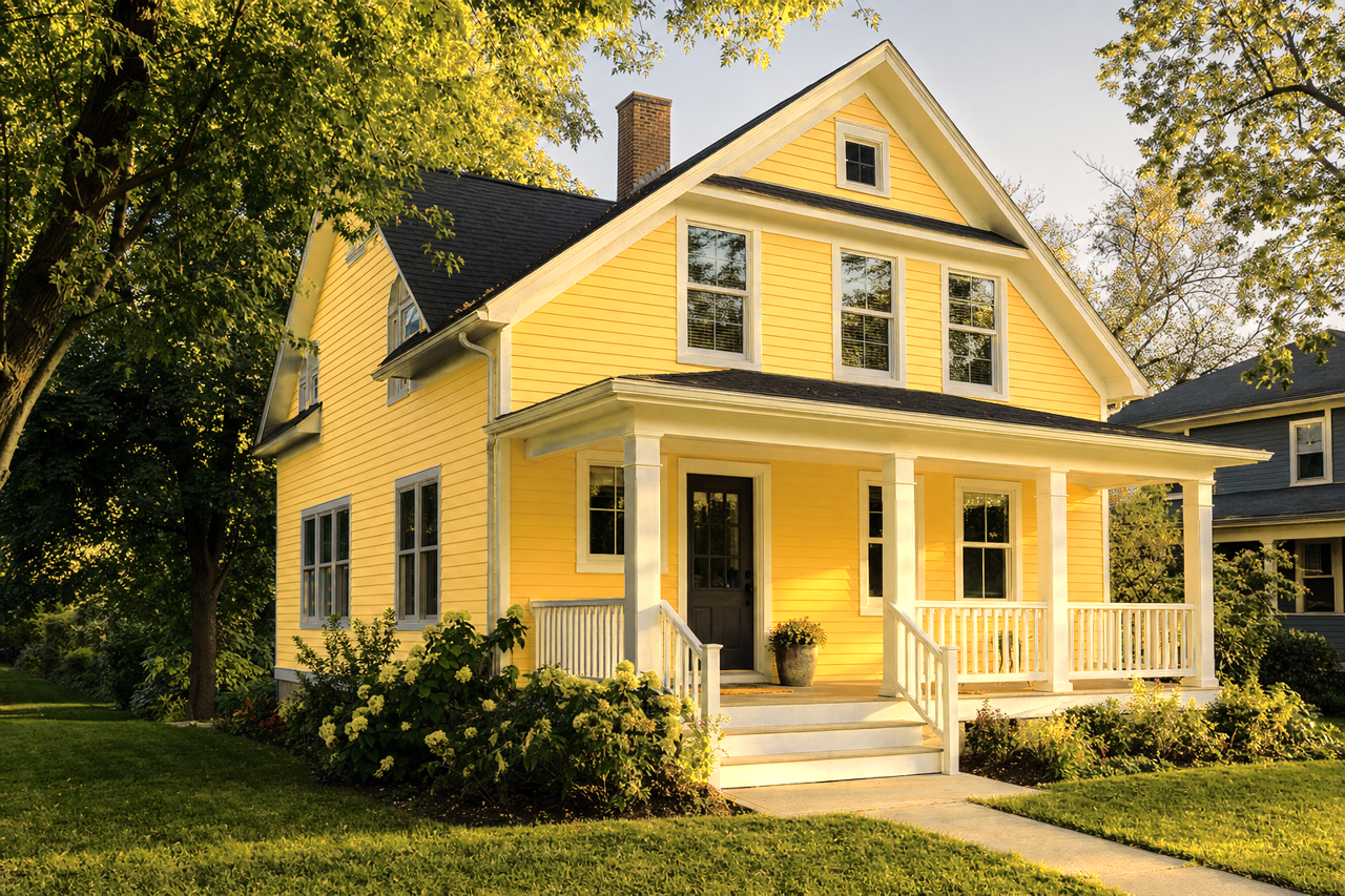 American by Benjamin Moore on exterior