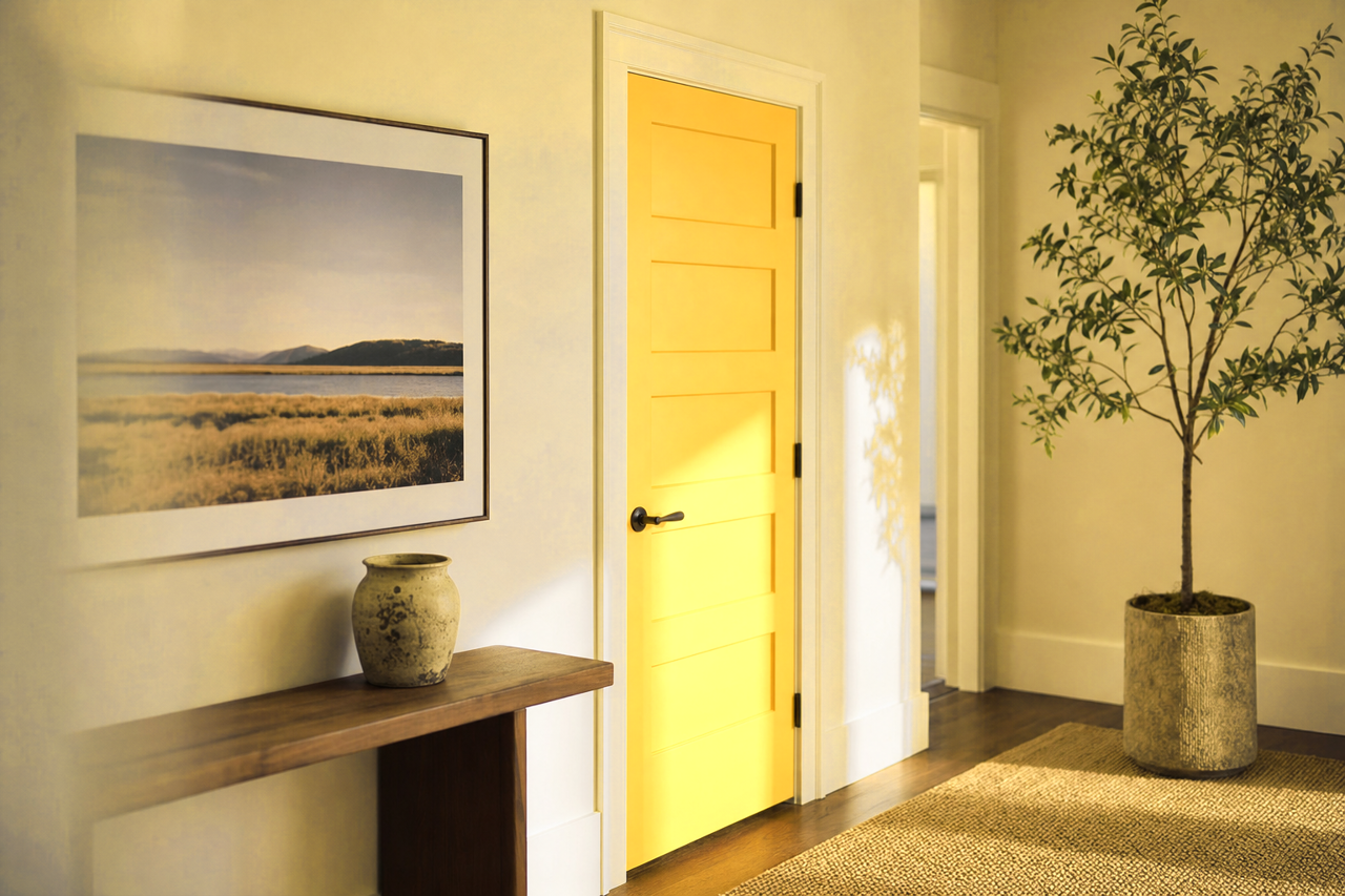 American by Benjamin Moore on interior-doors