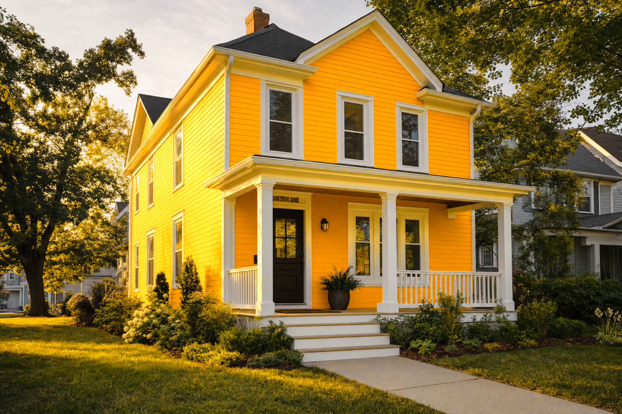 Bumble by Benjamin Moore on exterior