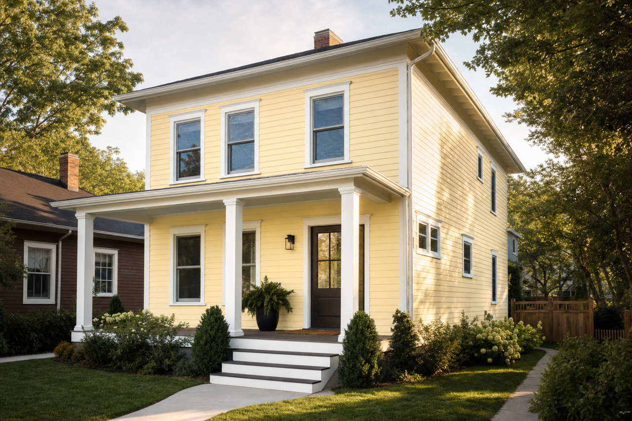 Moonlight by Benjamin Moore on exterior