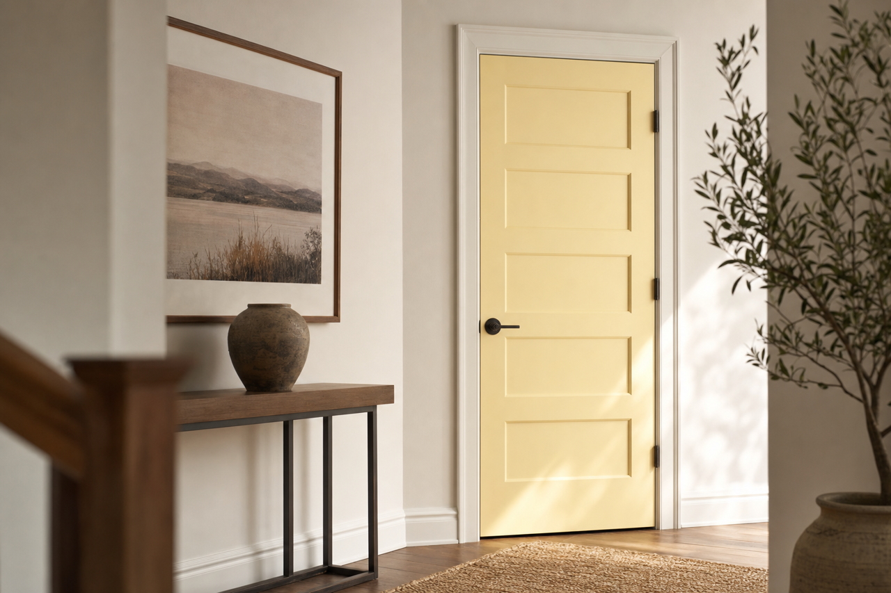 Provence by Benjamin Moore on interior-doors