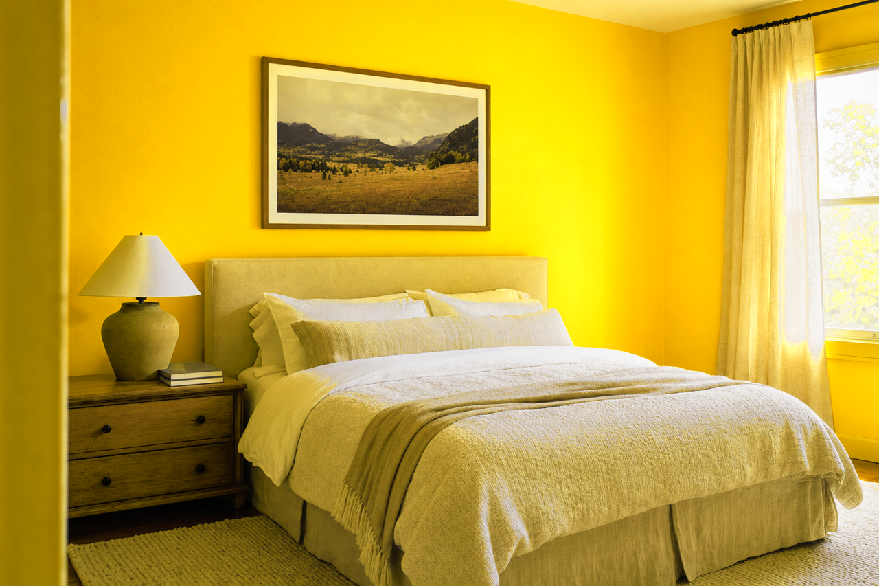 Sun by Benjamin Moore on interiors
