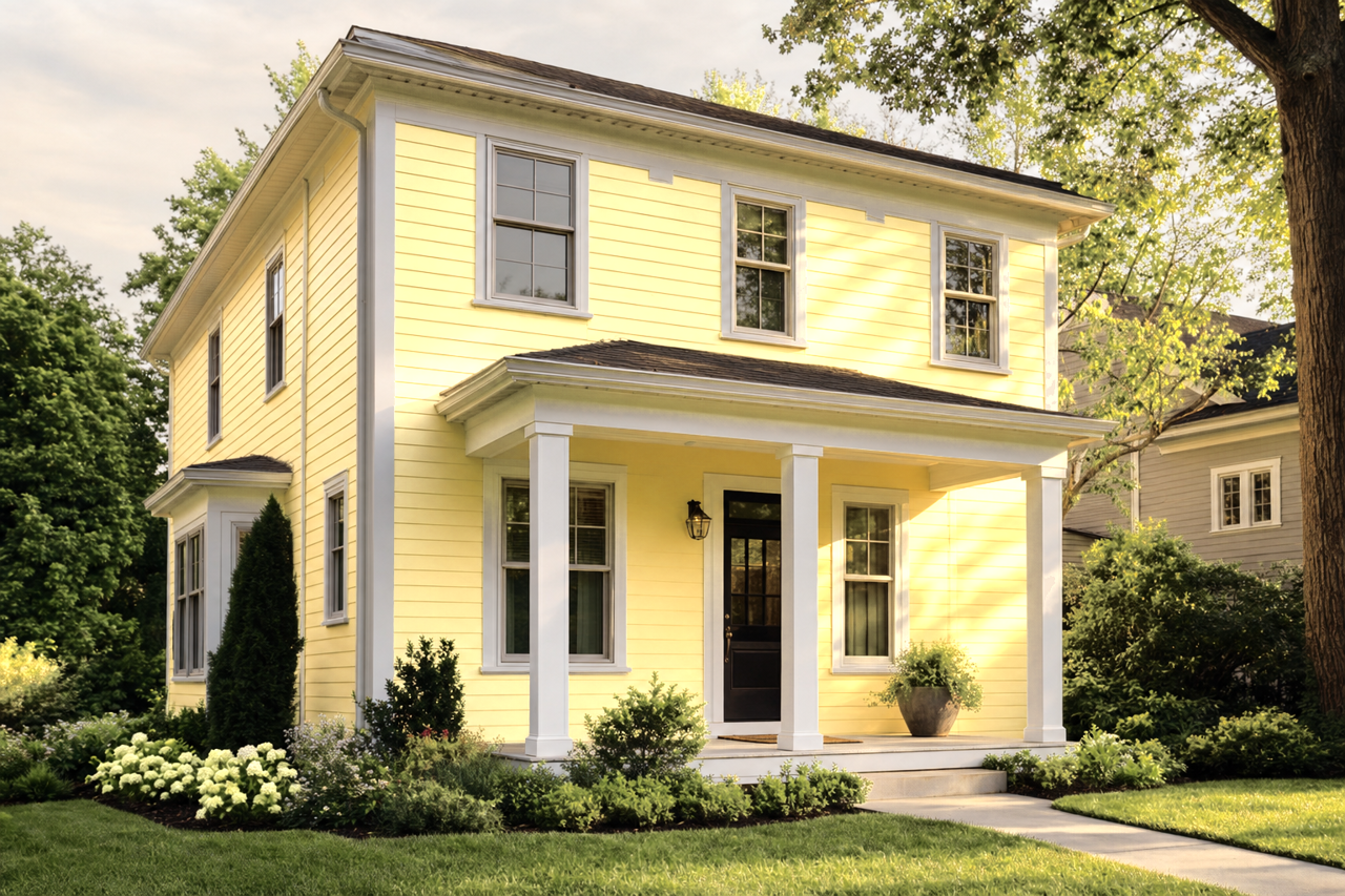 Sundance by Benjamin Moore on exterior