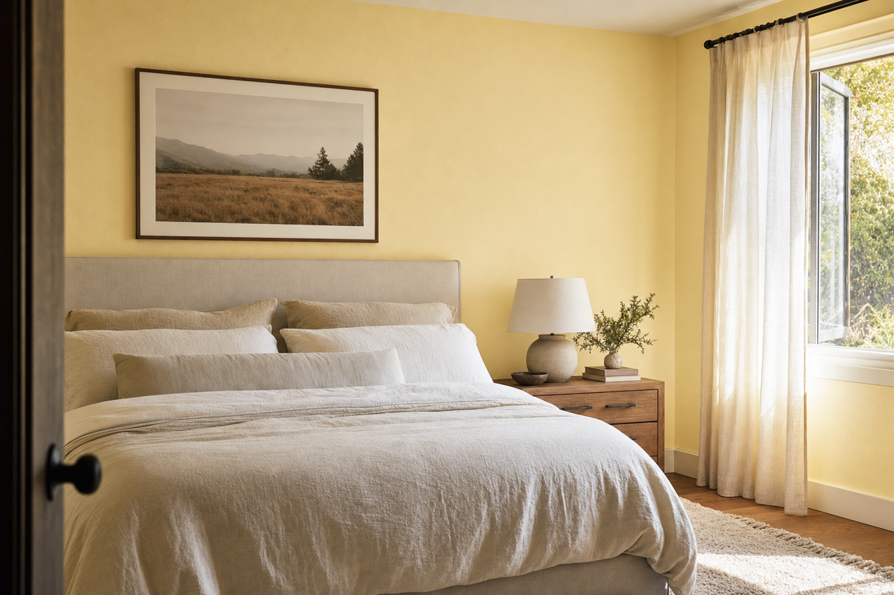 Light by Benjamin Moore on interiors