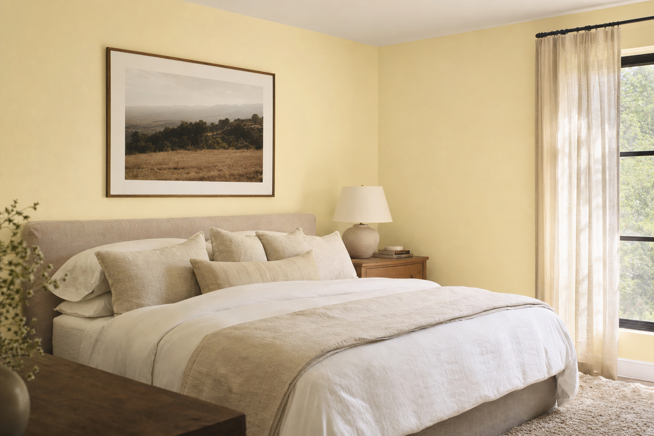 Crème by Benjamin Moore on interiors