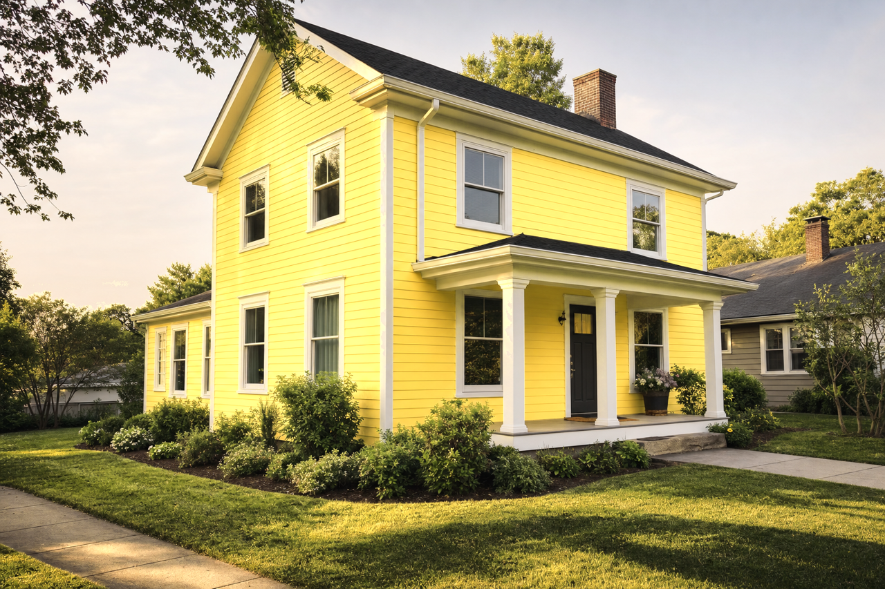 Sunburst by Benjamin Moore on exterior