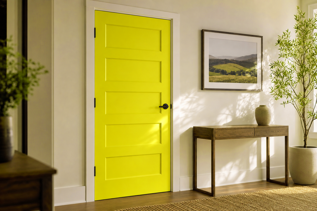New by Benjamin Moore on interior-doors