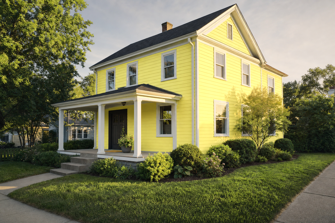 Limelight by Benjamin Moore on exterior