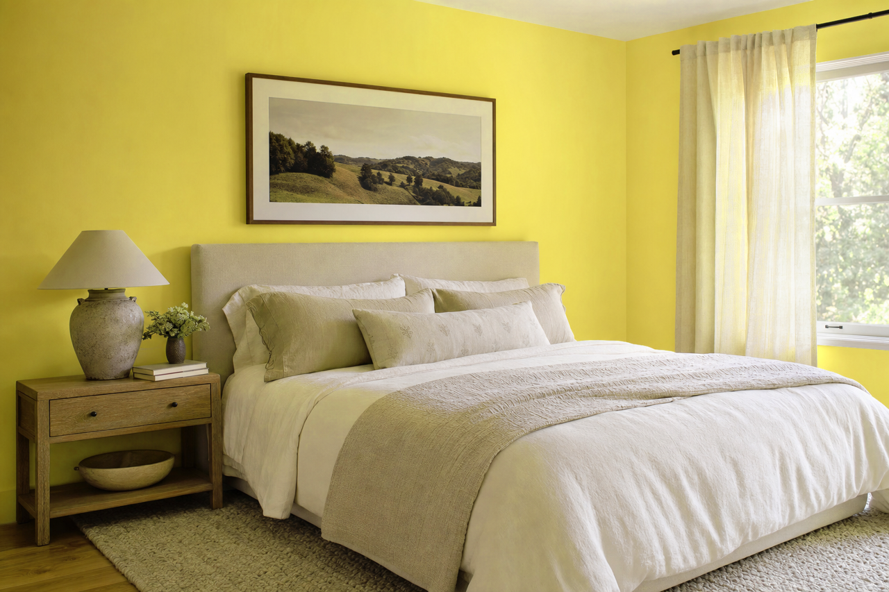 Limelight by Benjamin Moore on interiors