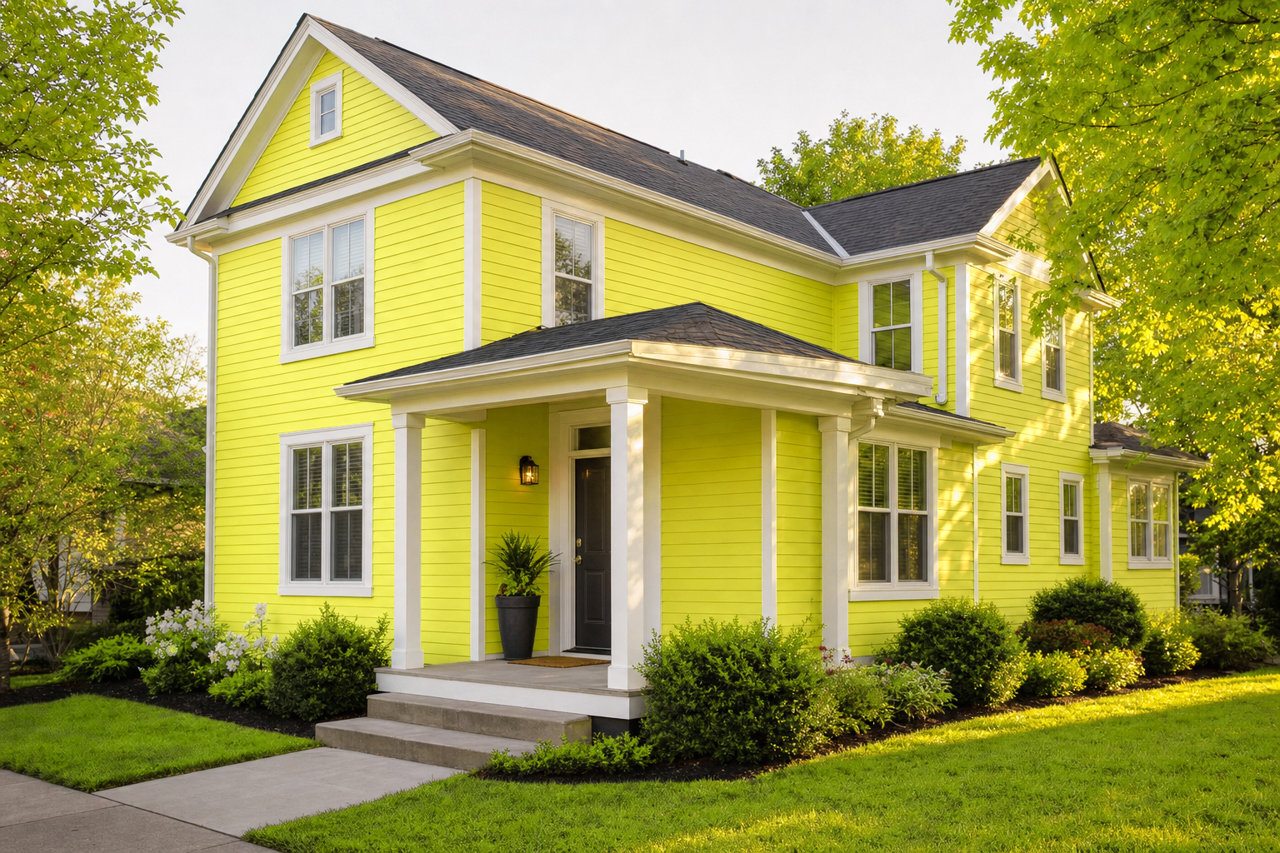 Snow by Benjamin Moore on exterior