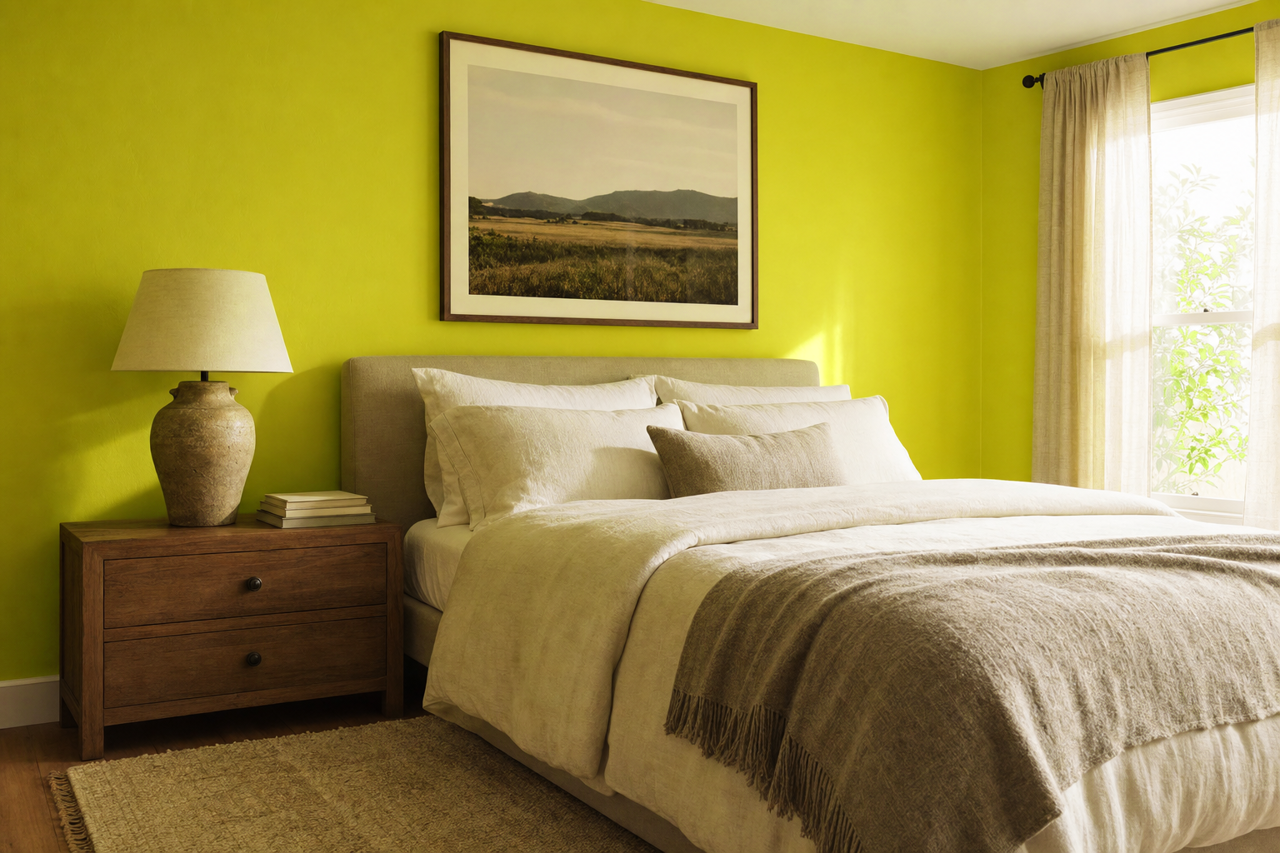 Snow by Benjamin Moore on interiors