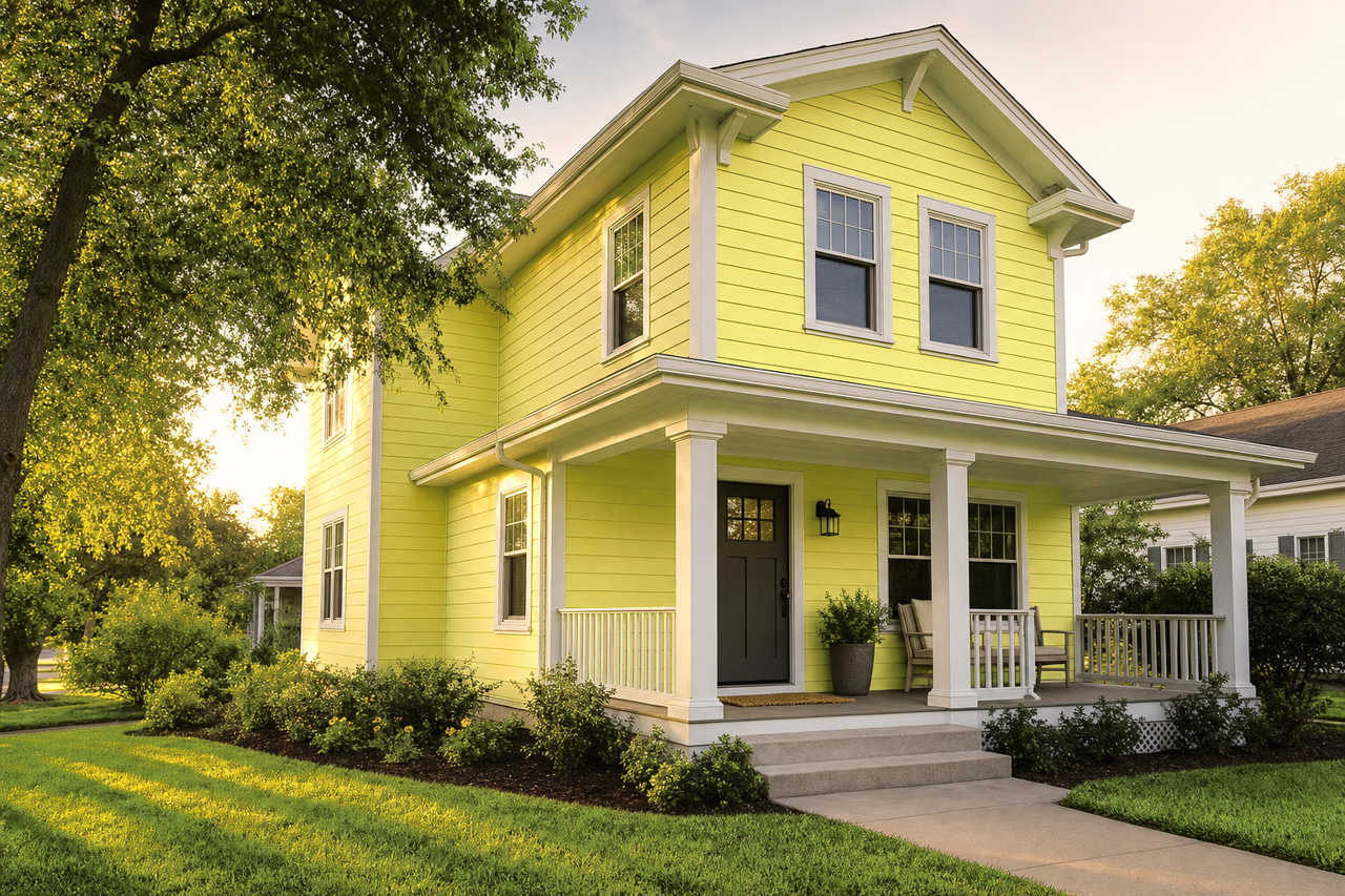 Apple by Benjamin Moore on exterior