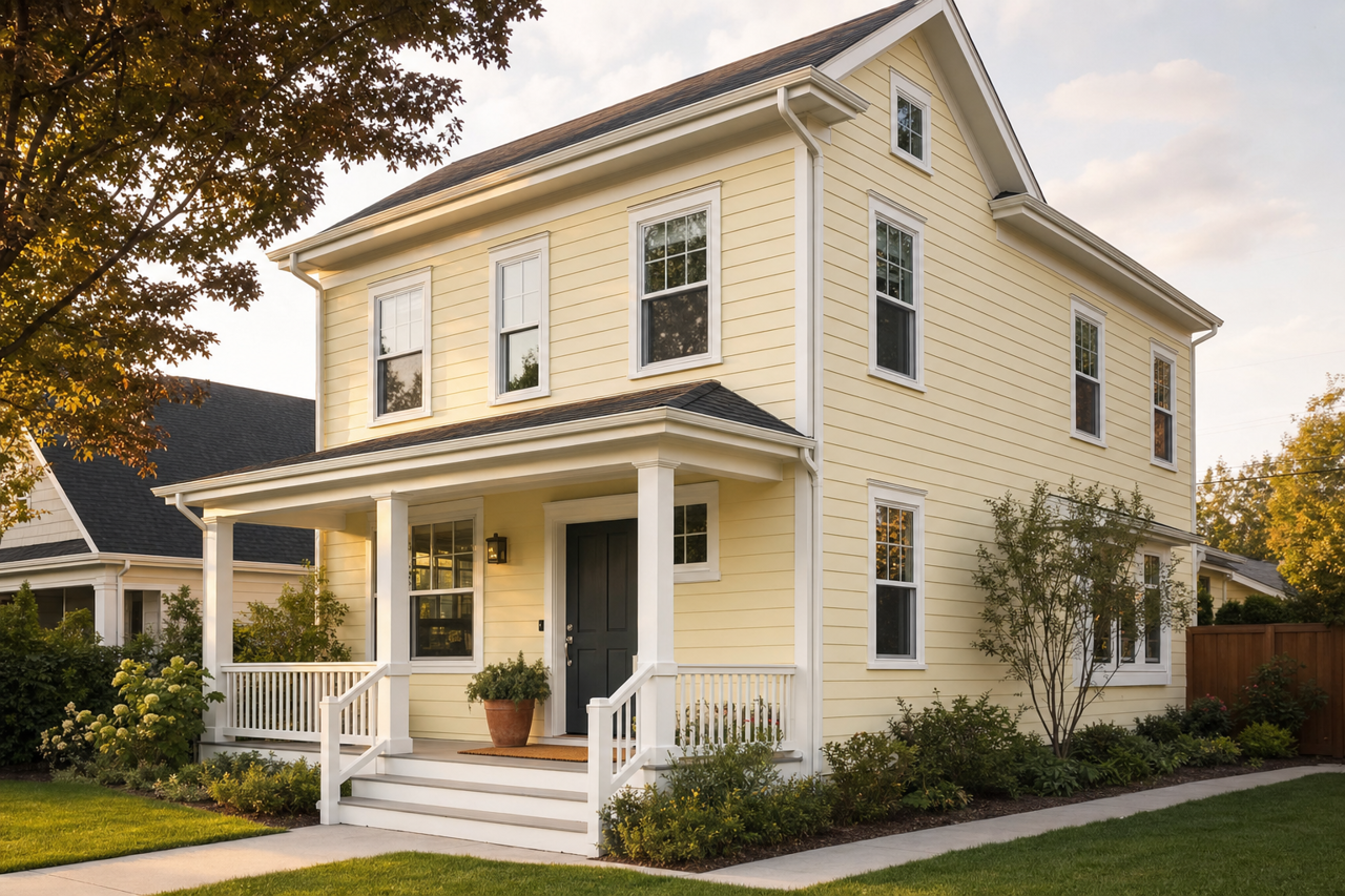 Summer by Benjamin Moore on exterior