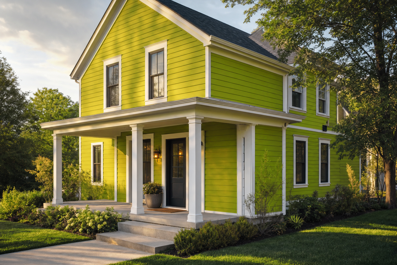 Dark by Benjamin Moore on exterior