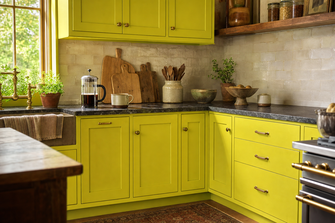 Eccentric by Benjamin Moore on cabinets