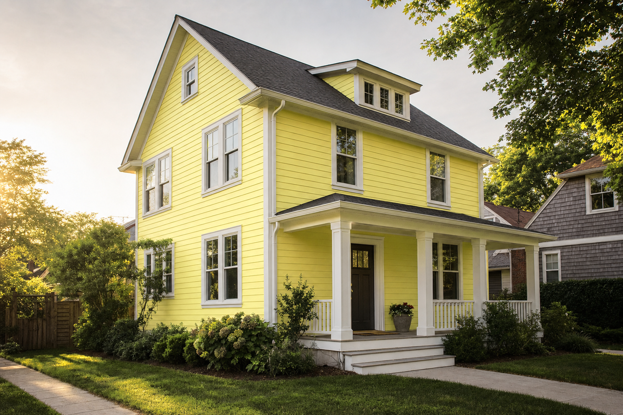 Grape by Benjamin Moore on exterior
