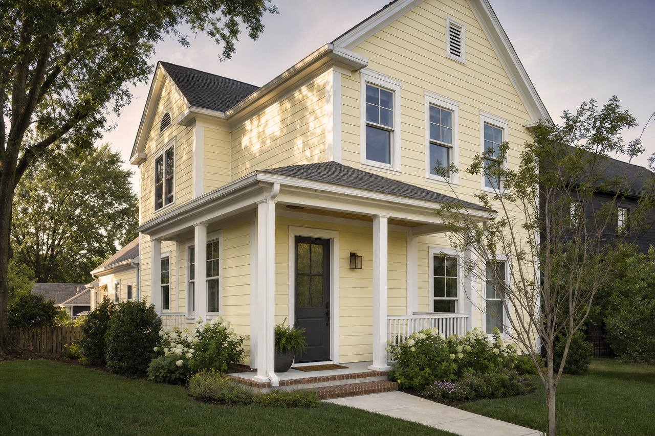 Light by Benjamin Moore on exterior