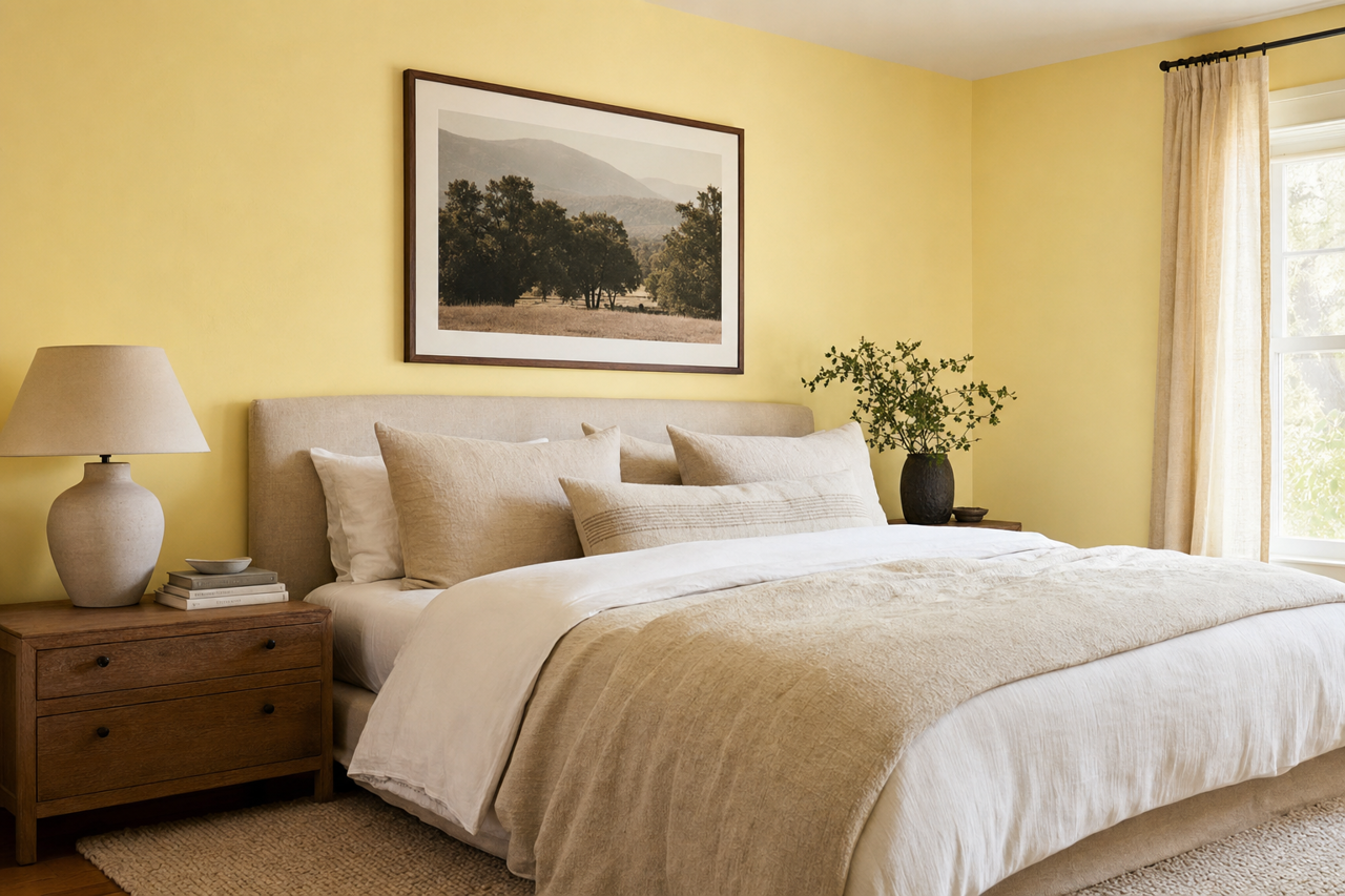 Light by Benjamin Moore on interiors