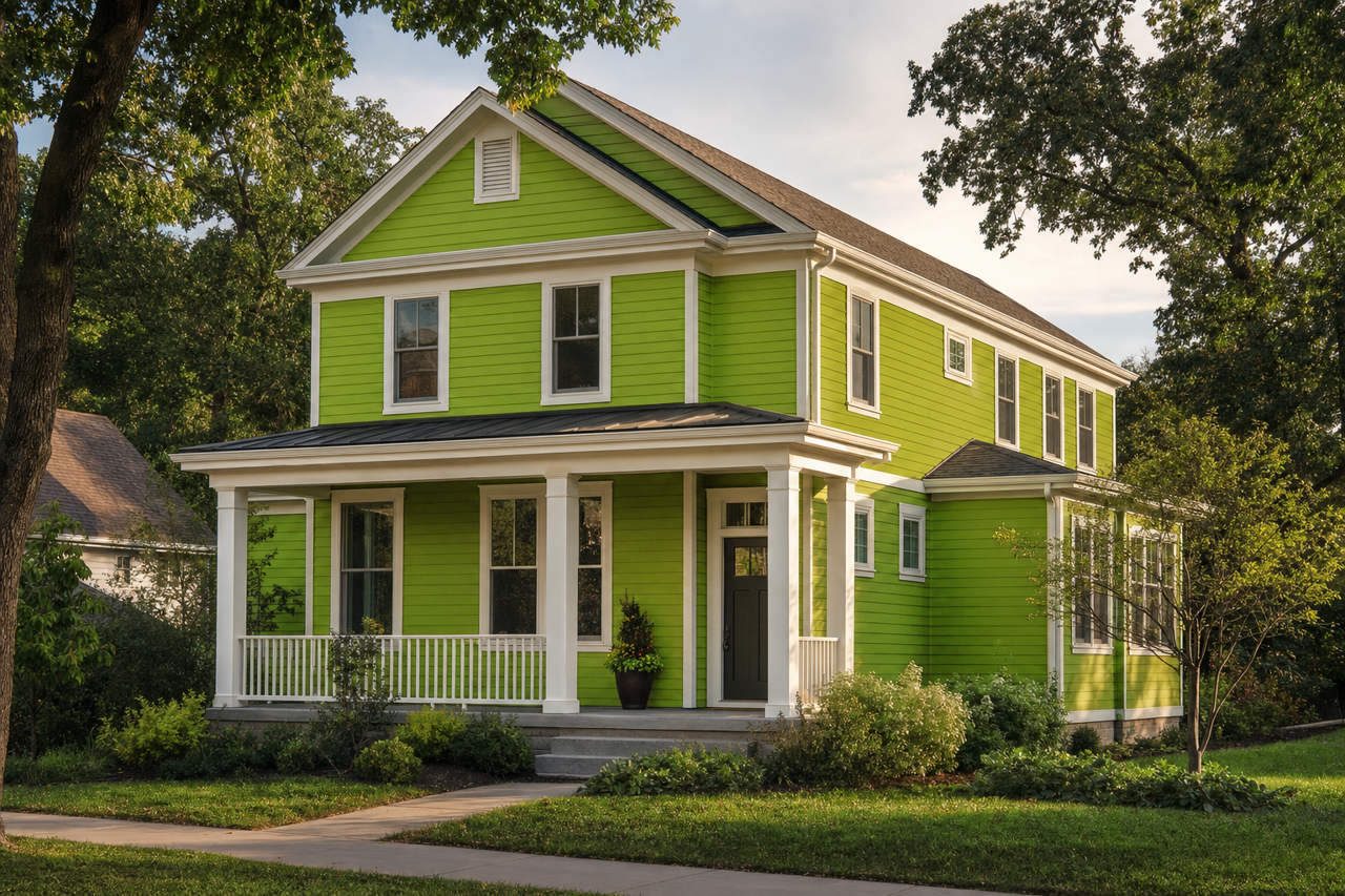 Iguana by Benjamin Moore on exterior