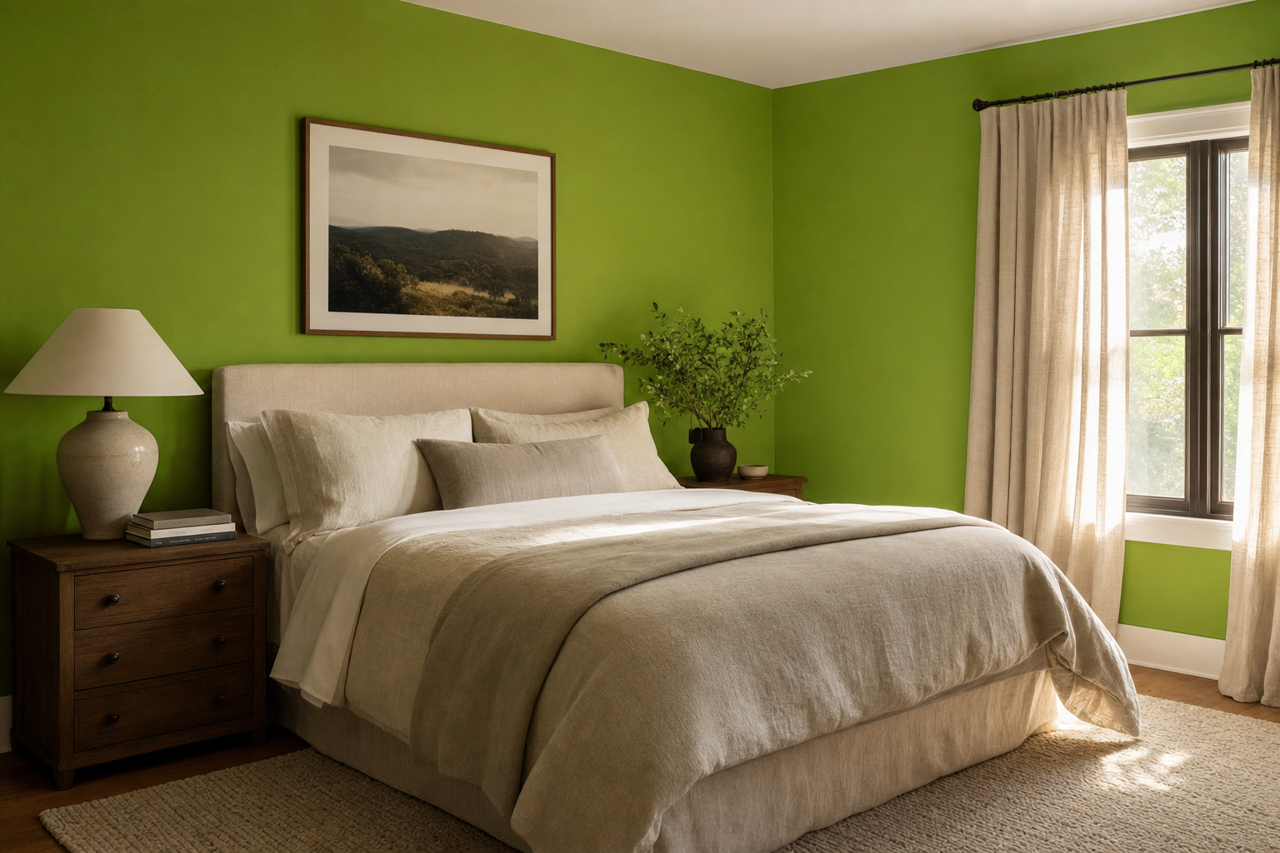 Iguana by Benjamin Moore on interiors