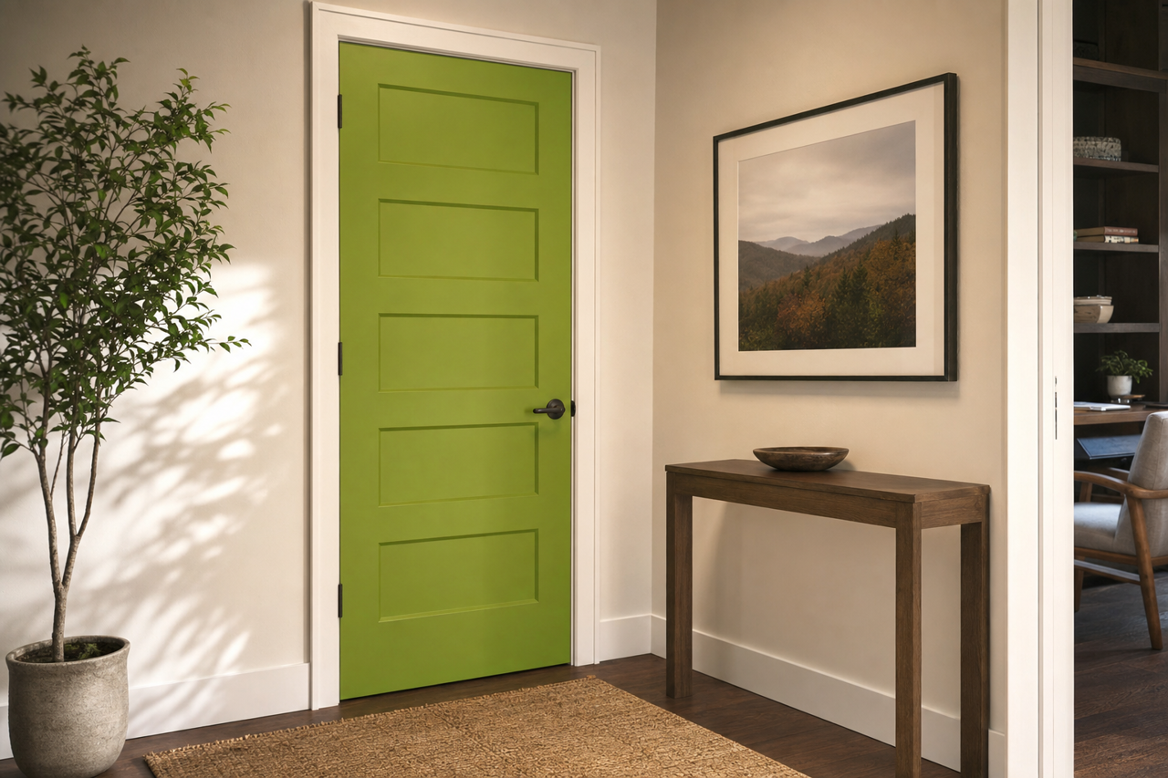 Douglas by Benjamin Moore on interior-doors