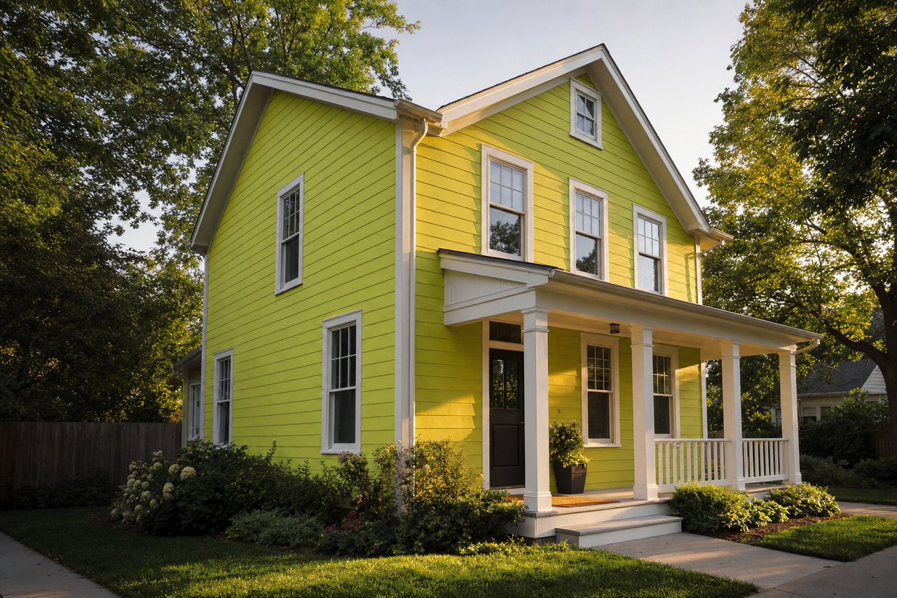Tequila by Benjamin Moore on exterior