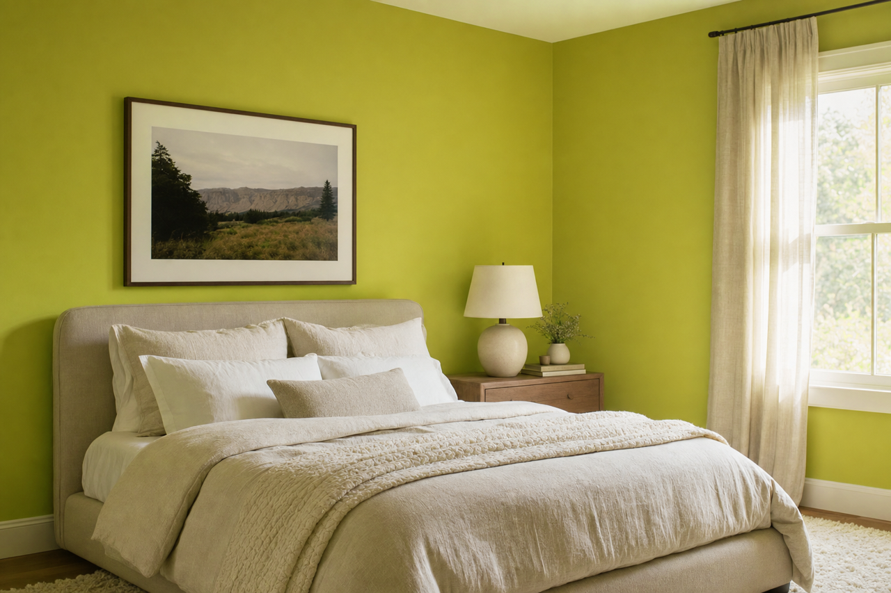 Tequila by Benjamin Moore on interiors