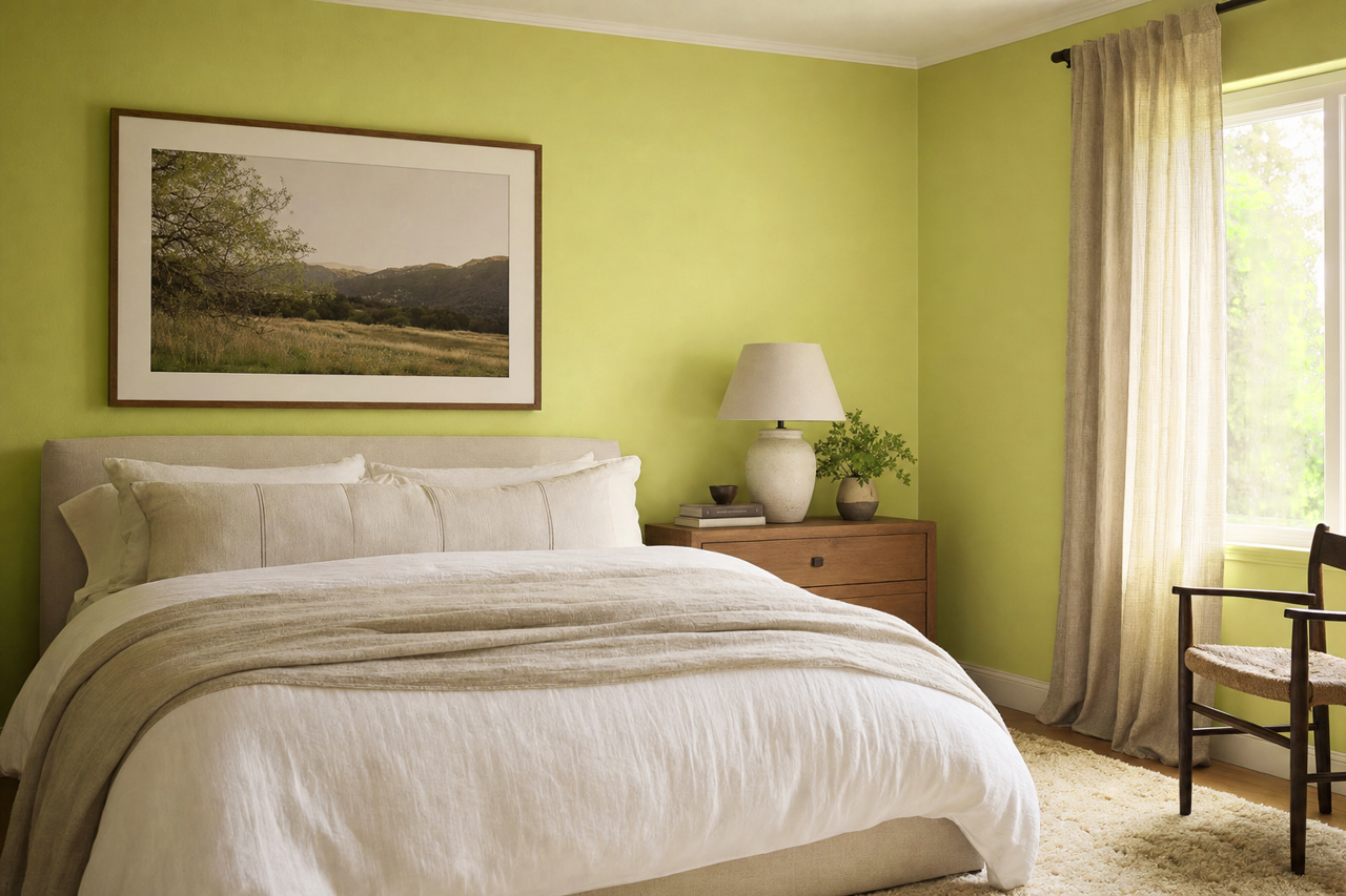 Pear by Benjamin Moore on interiors